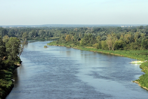 Szeroko rozlany Bug - widok z Gry Zamkowej